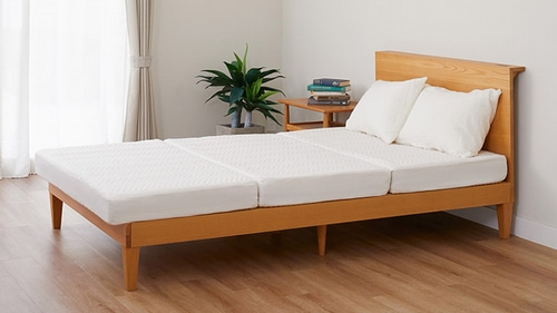 雲のやすらぎプレミアムの三つ折りマットレス